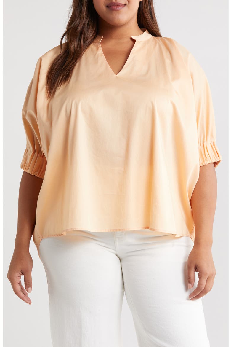 Medina Elbow Sleeve Top, Main, color, APRICOT ICE