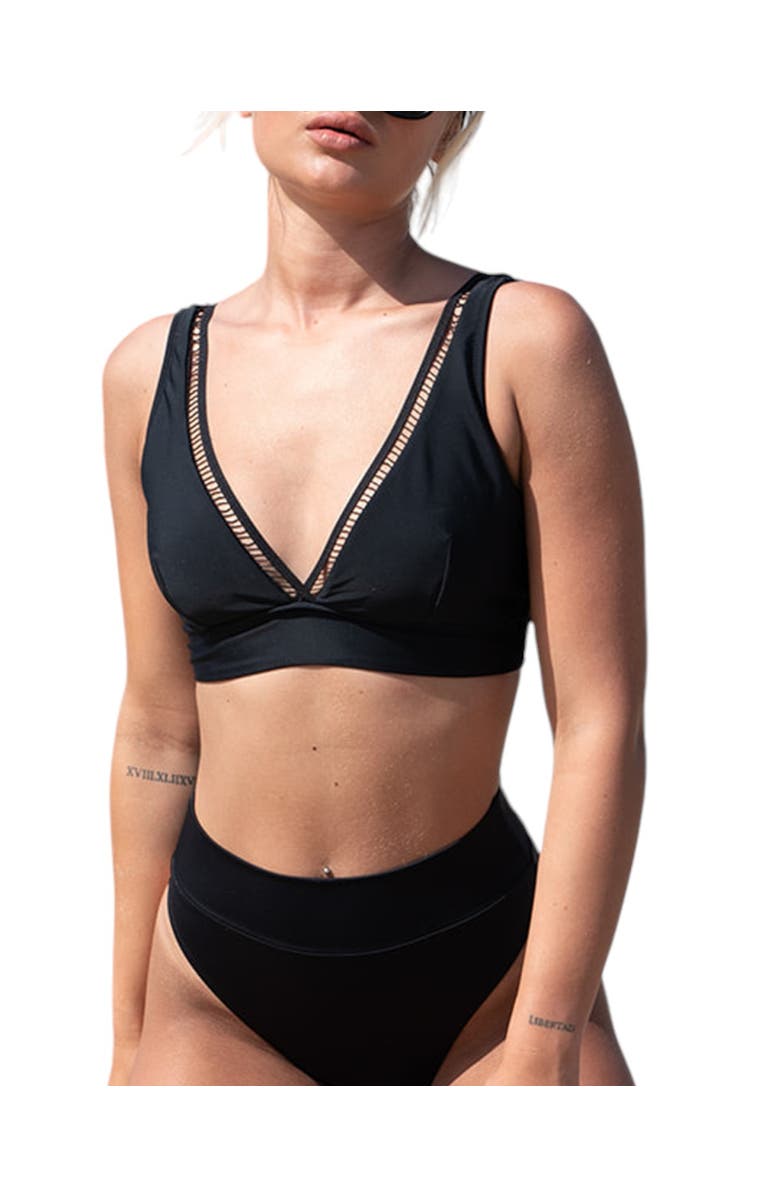 Biliblond Bikini Top VIVI, Alternate, color, Black