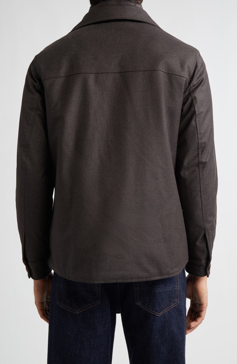 MooRER Duino Waterproof Virgin Wool & Cashmere Jacket, Alternate, color, Brown