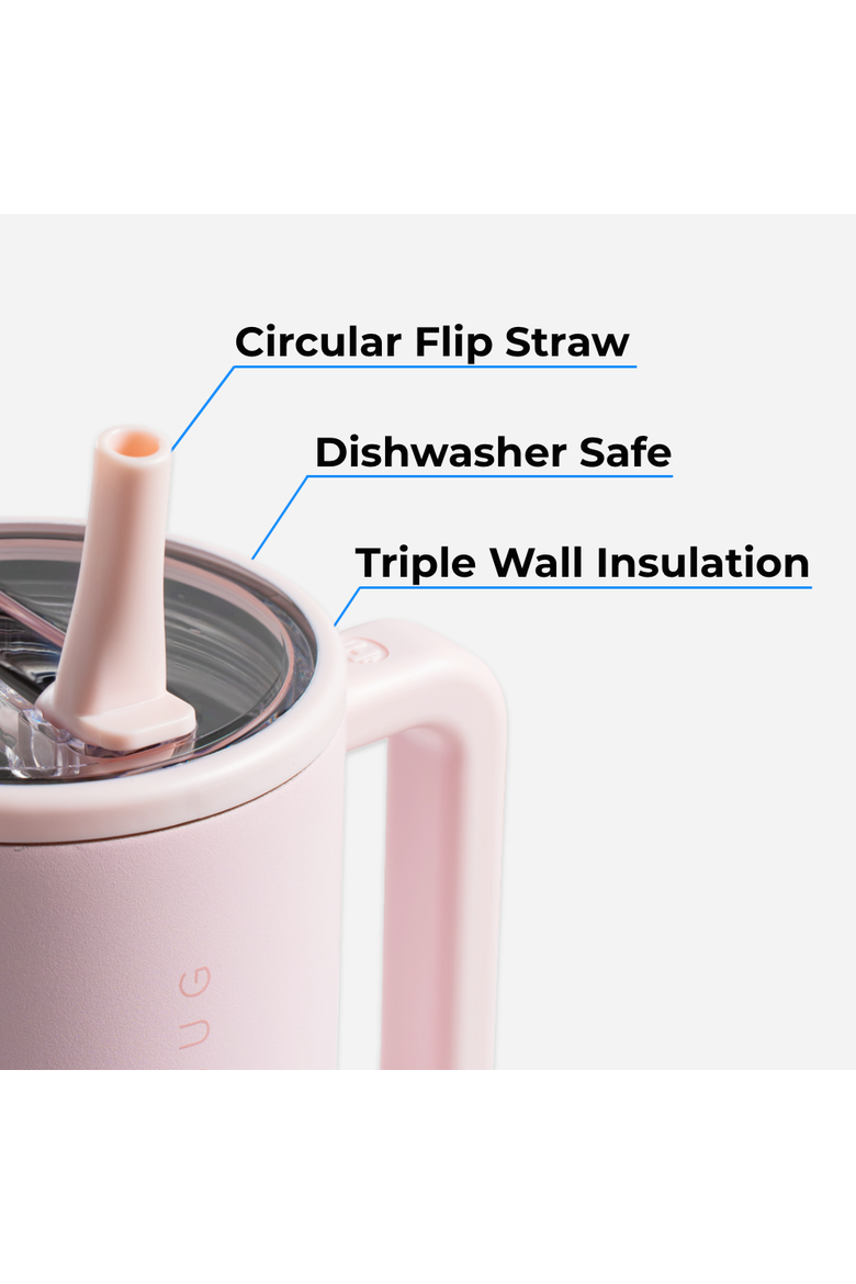 Traveler - Water Bottle with Handle & Flip Straw 20oz, Alternate, color, Pink Sand 20oz