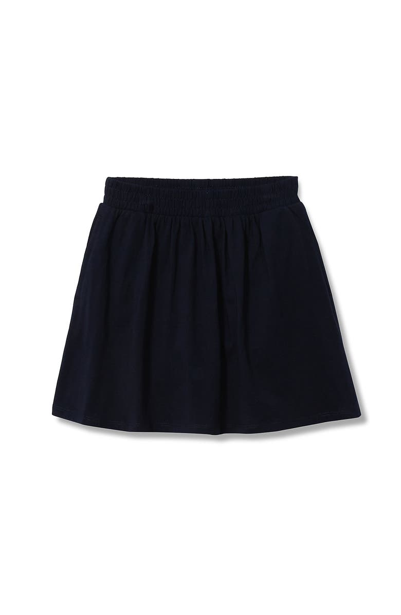 Lands' End Girls Smocked Skorts, Main, color, Classic Navy