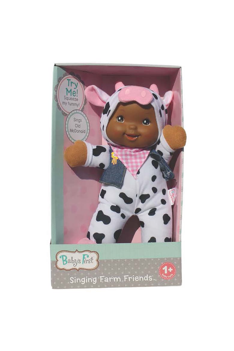 12" Soft Body Baby Doll with Farm Animal Friends, Alternate, color, Multicolored