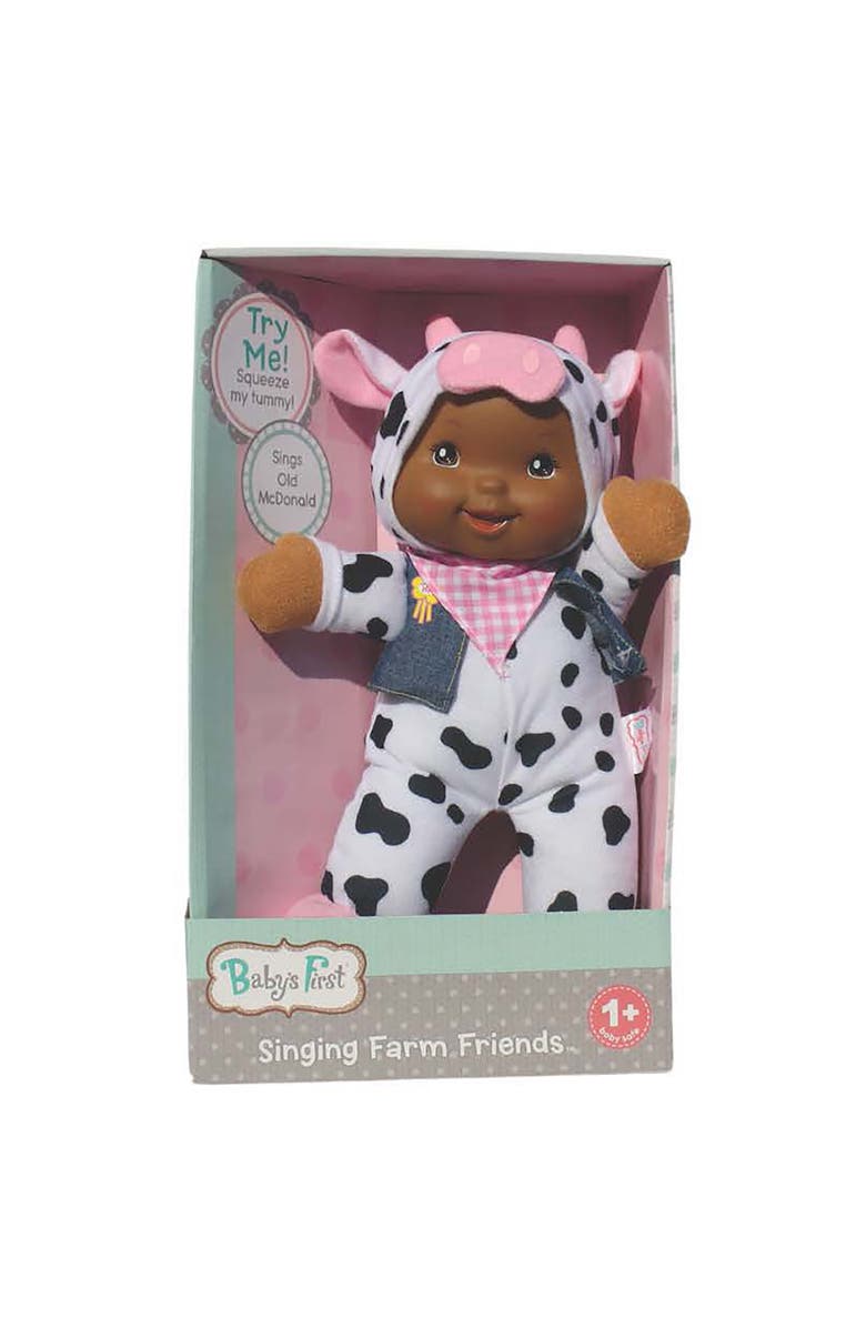 Baby's First 12" Soft Body Baby Doll with Farm Animal Friends, Alternate, color, Multicolored