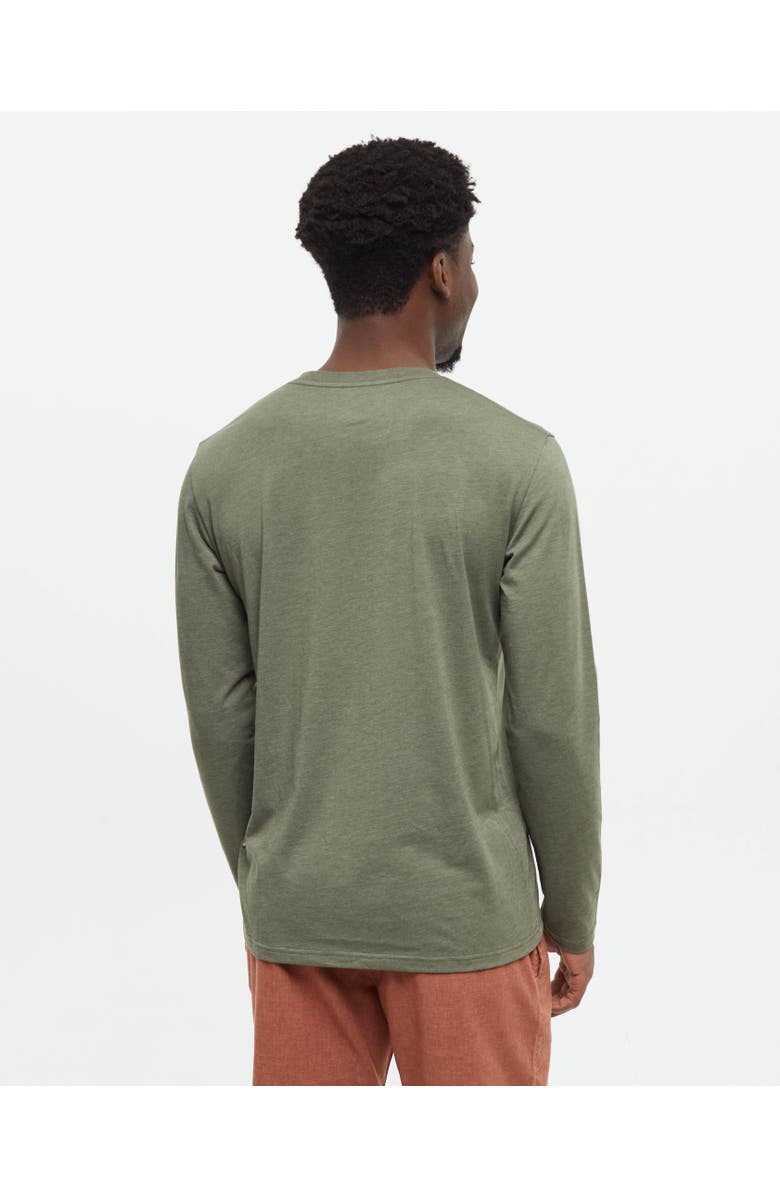 tentree Baker Longsleeve, Alternate, color, Deep Olive Heather