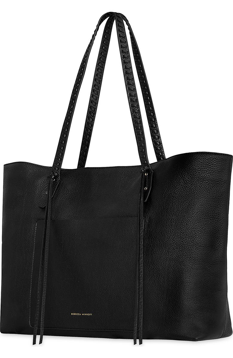 Rebecca Minkoff Mae Tote Bag, Alternate, color, Black