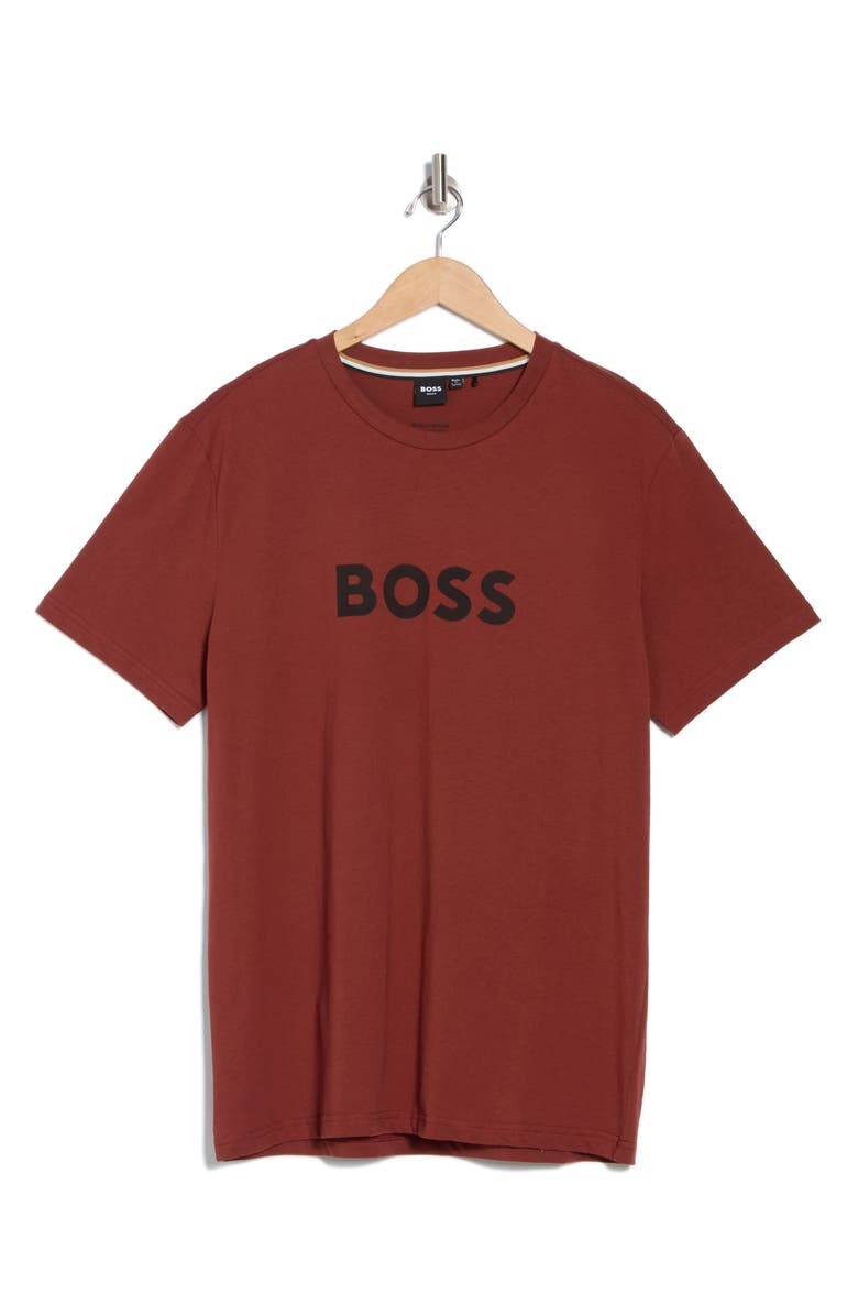 BOSS Cotton Graphic T-Shirt, Alternate, color,