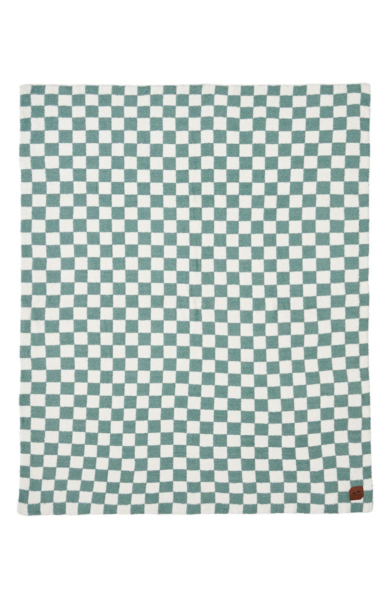 Slowtide Mate Cozy Knit Throw Blanket, Main, color, Kale