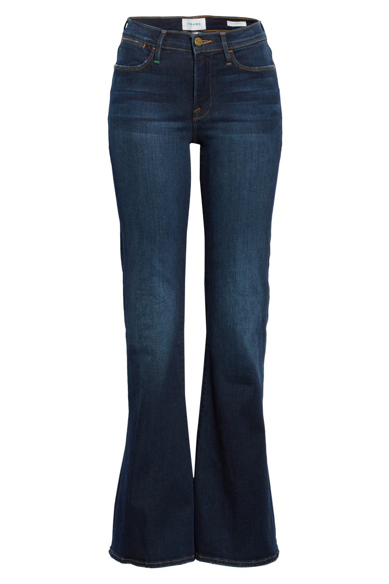 Le High Waist Flare Leg Jeans, Alternate, color, AUGUSTA