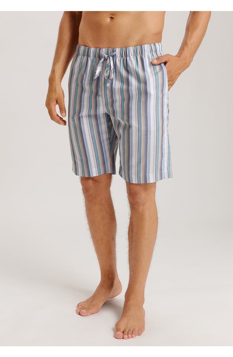 Hanro Night And Day Shorts, Alternate, color, Atlantic Stripe