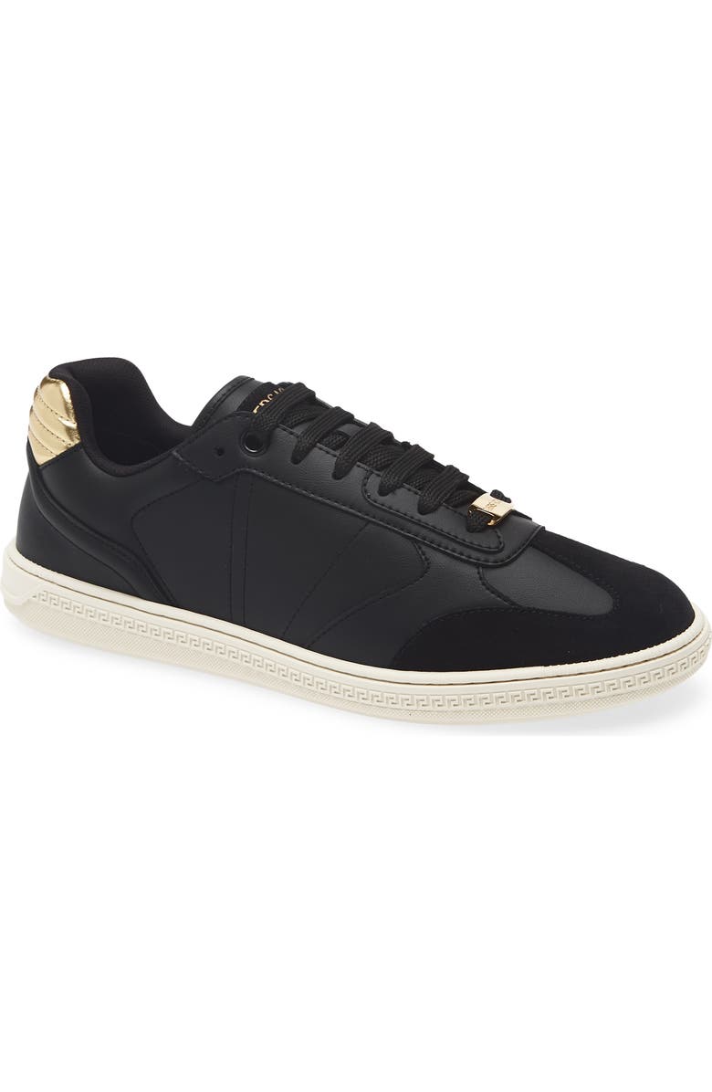 Versace Greca Court Sneaker, Main, color, Black Antracite Gold
