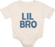 Sweet Wink Lil Bro Embroidered Patch Short Sleeve Romper