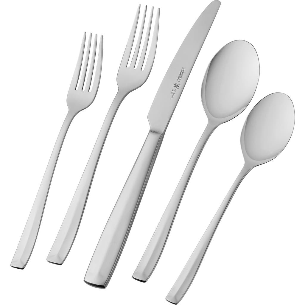 Henckels Cutlery Lani 65-piece Flatware Set In Silver