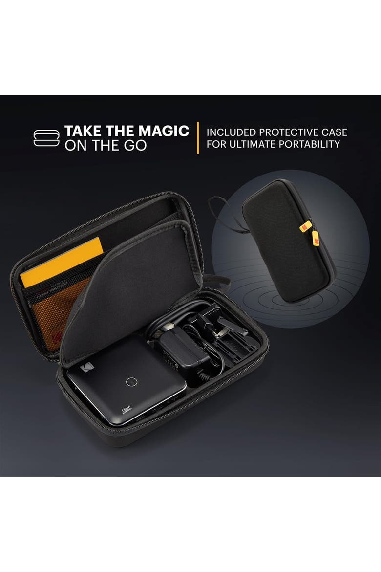 Luma 150 Pico Projector, Rechargeable Ultra Mini Projector with Travel Case & Tripod, Alternate, color, Black