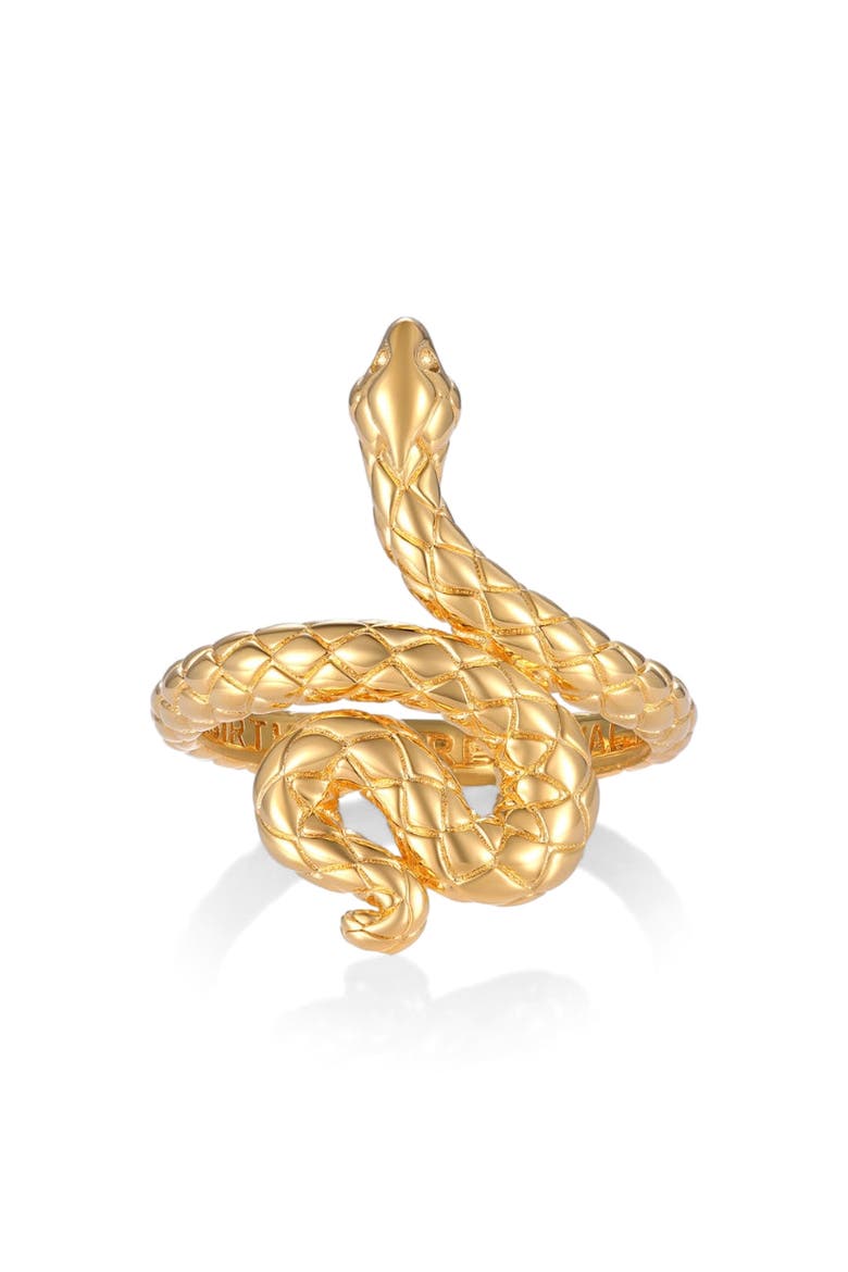 Rebirth and Renewal - Snake Ring, Main, color, Yellow Gold
