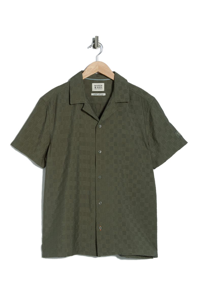 Check Camp Shirt, Alternate, color, THYME