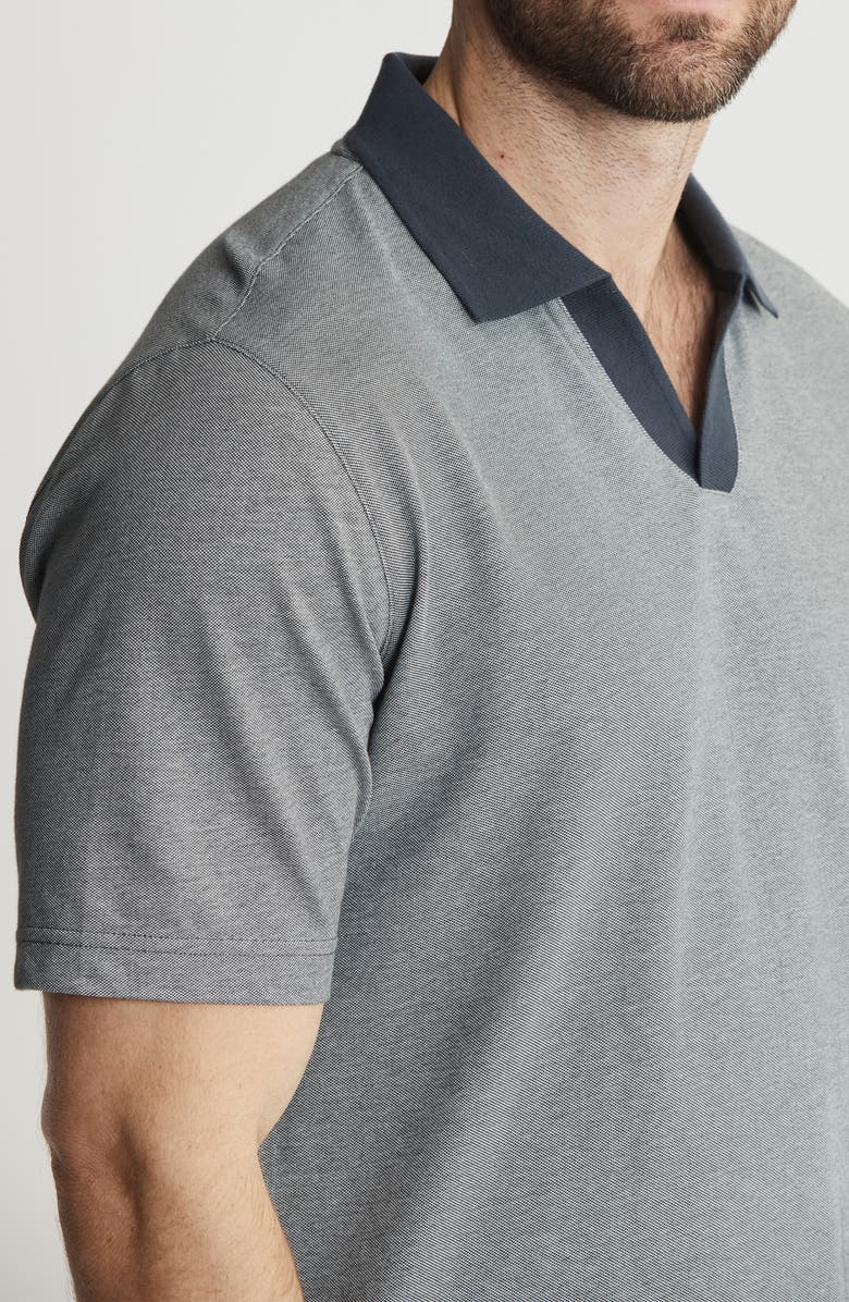JACHS South Hampton Johnny Collar Polo, Alternate, color, Charcoal