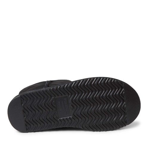 Dearfoams Fireside By Rosebery Genuine Shearling Boot In Black