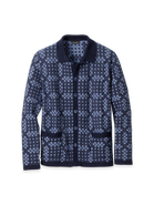 Paul Fredrick Cotton Button Front Polo Long Sleeve