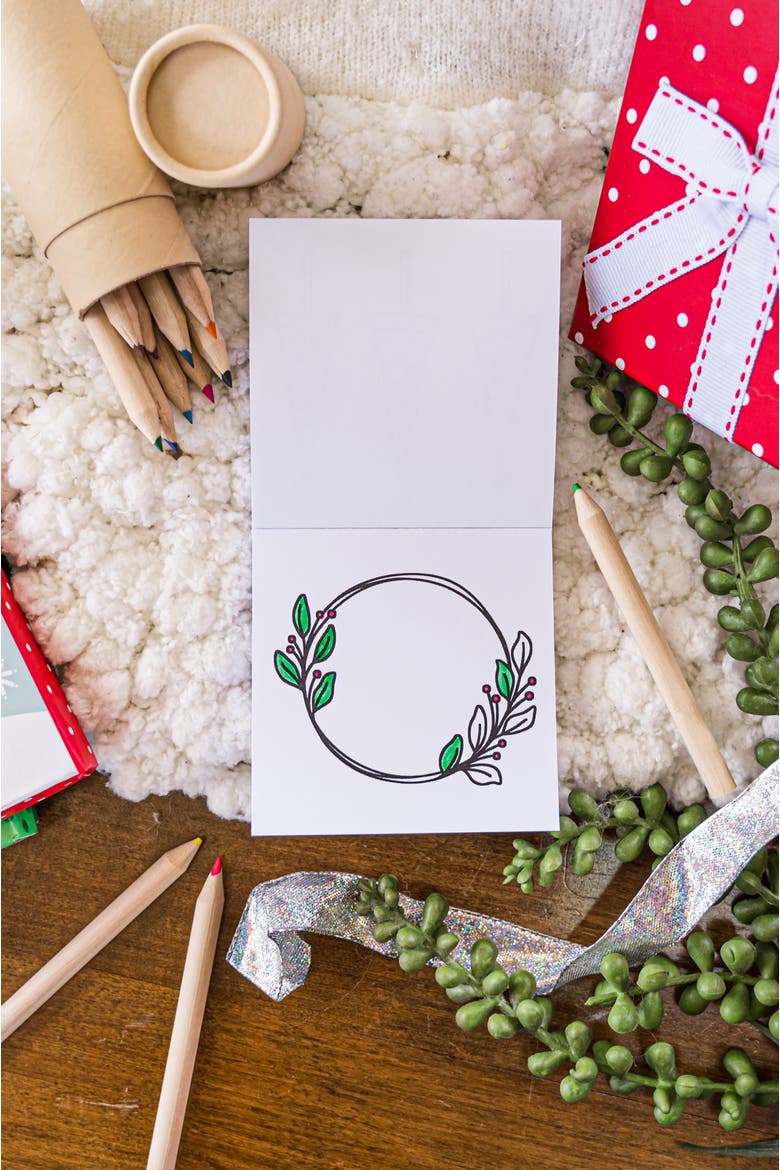 Holiday Mini Adult Coloring Book Bundle, Alternate, color, Christmas