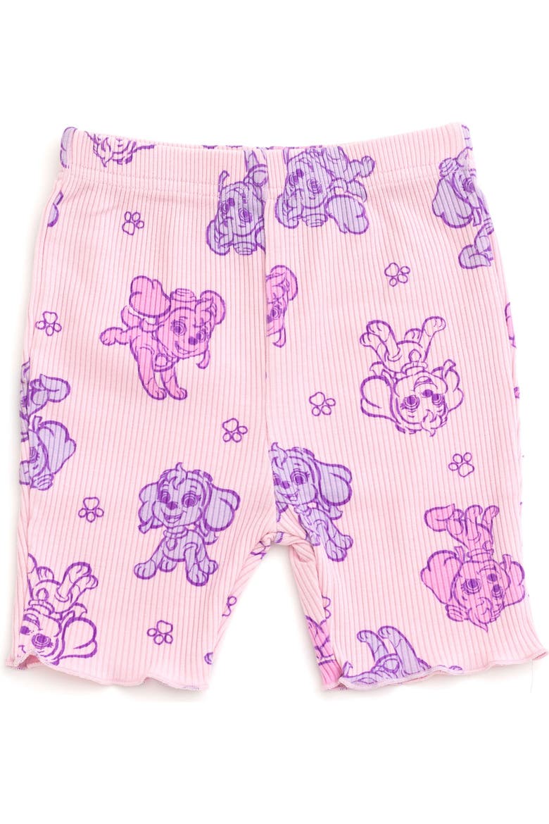 Skye 2-Piece Tee and Bike Shorts Set, Alternate, color, Skye Pink