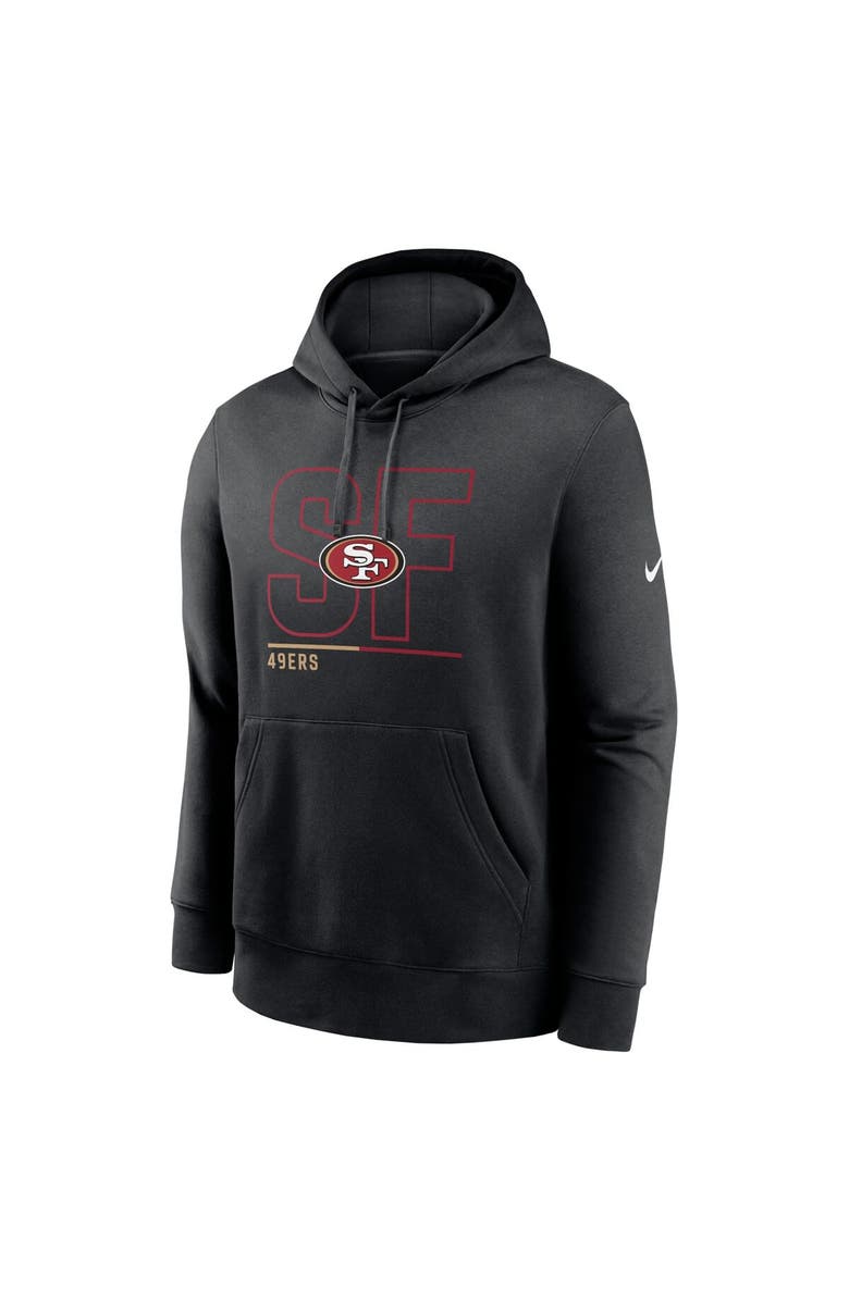 Nike Men's Nike Black San Francisco 49ers City Code Club Fleece Pullover Hoodie, Alternate, color,
