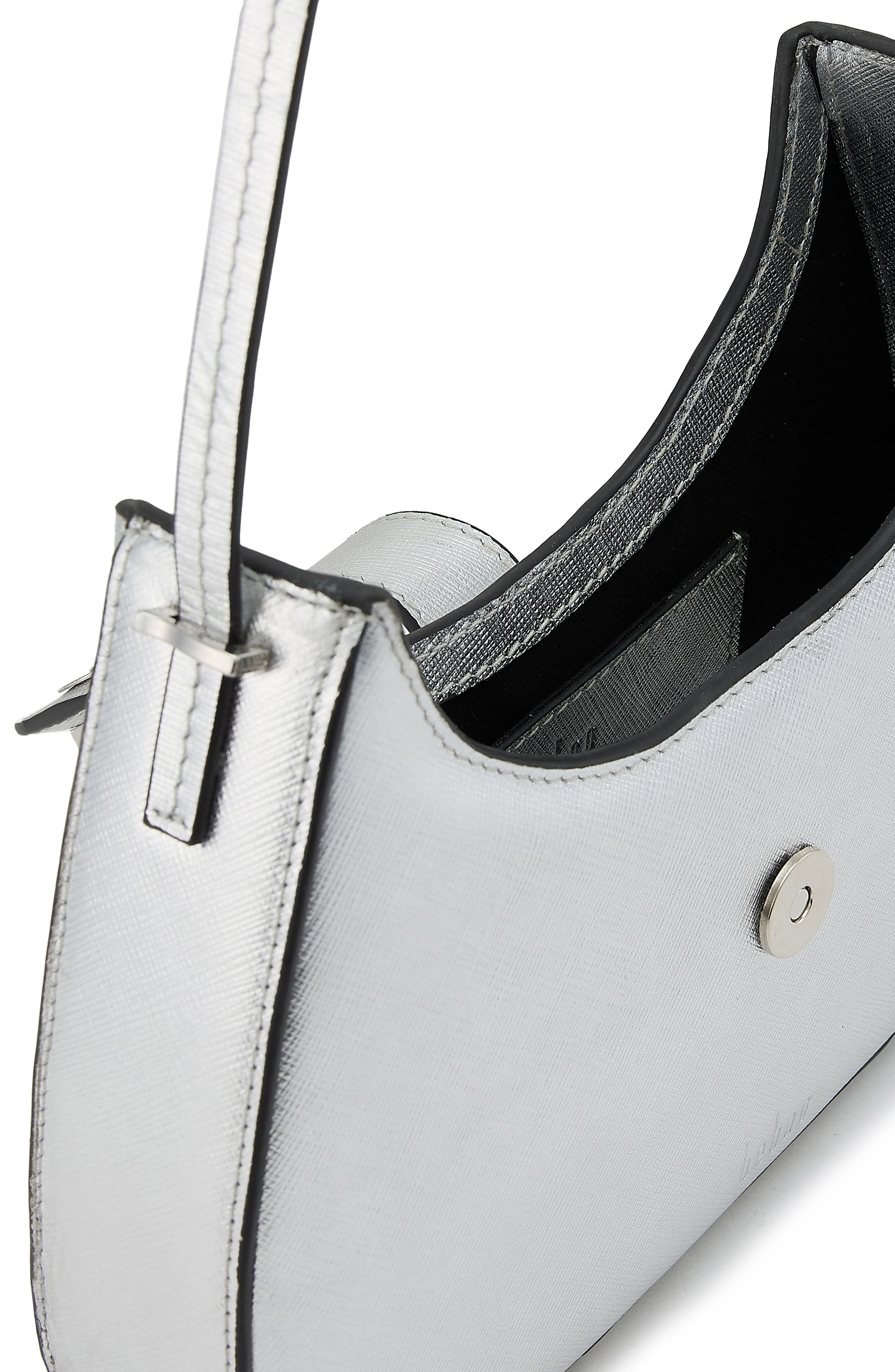 behno Mini Leena Metallic Leather Crossbody Bag, Alternate, color, 