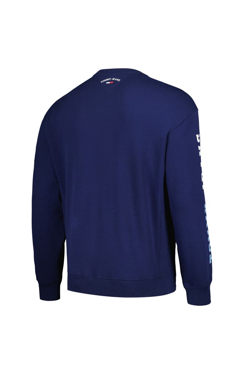 TOMMY JEANS Men's Tommy Jeans Navy Memphis Grizzlies Henry Pullover Sweatshirt, Alternate, color, Navy