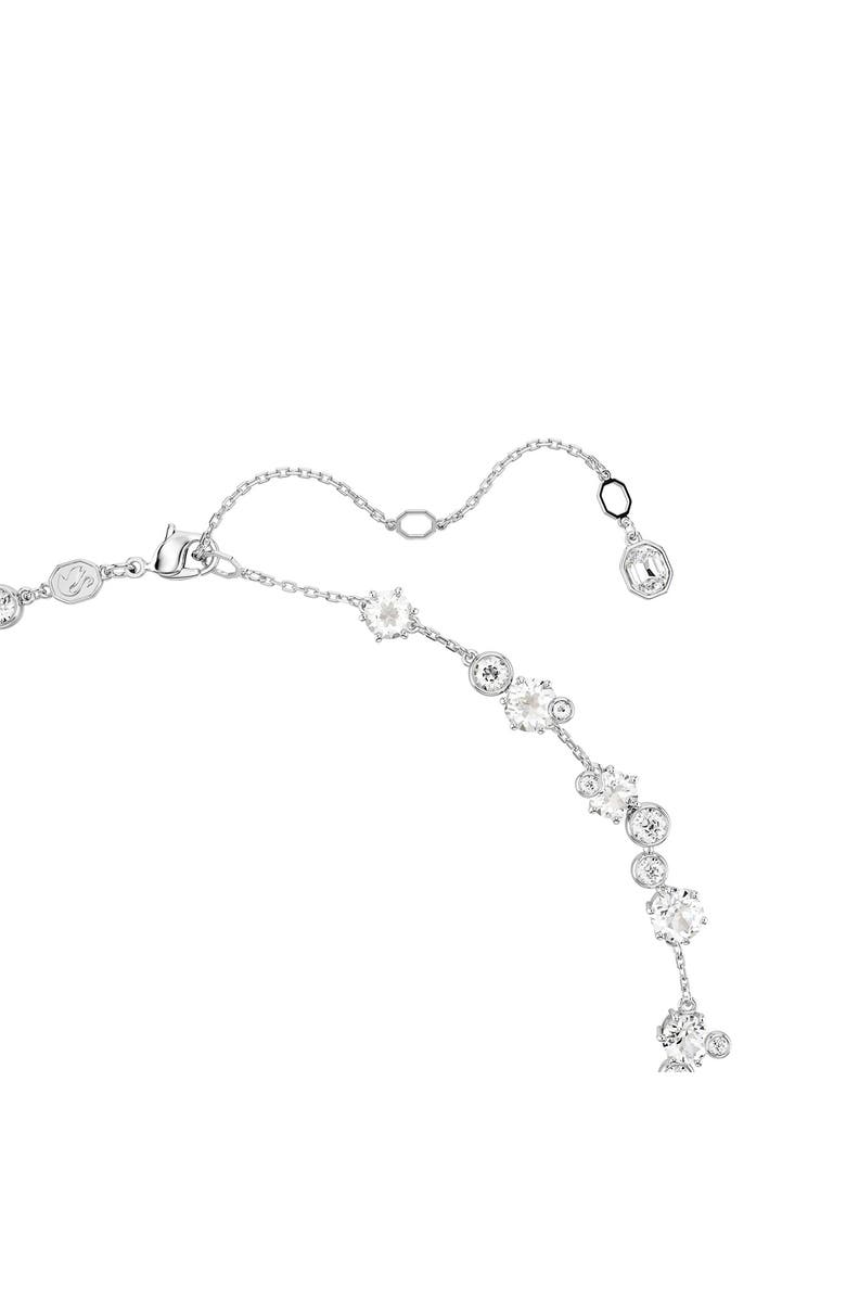 Swarovski Constella Crystal Collar Necklace, Alternate, color, Rhodium/ Crystal
