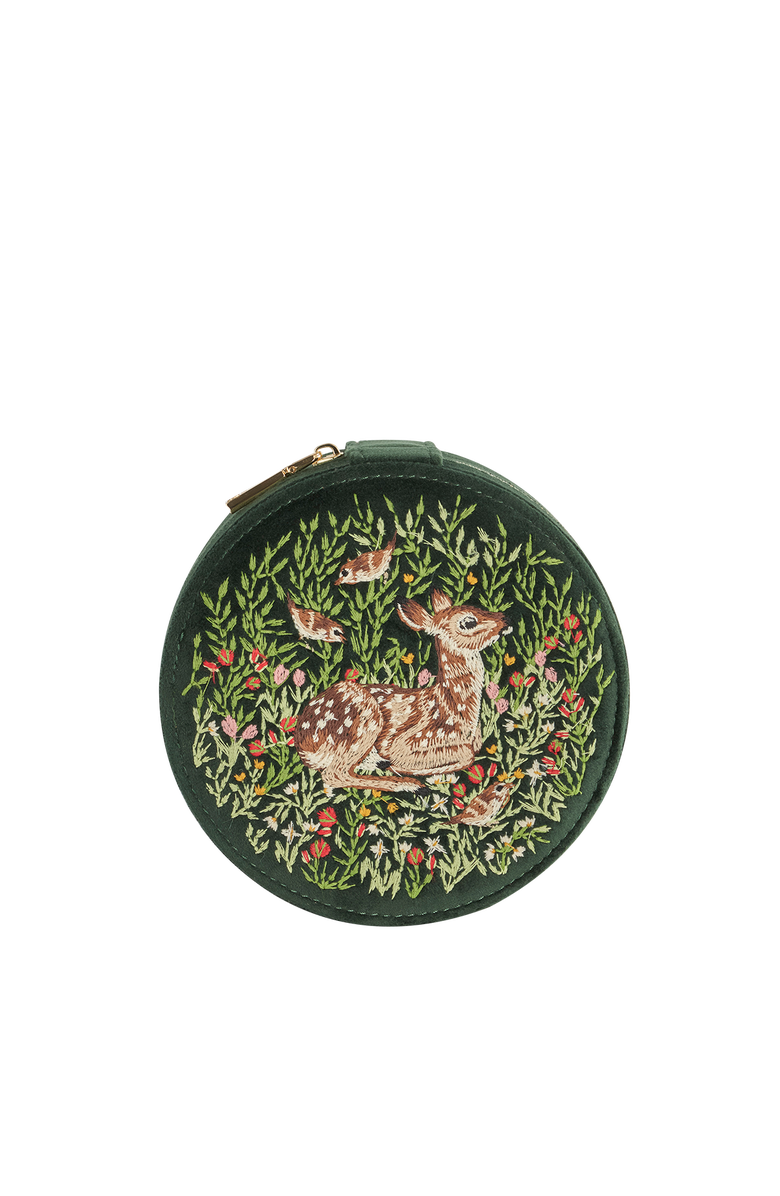 Fable England Fable Chloe Fawn Jewellery Box, Main, color, Green