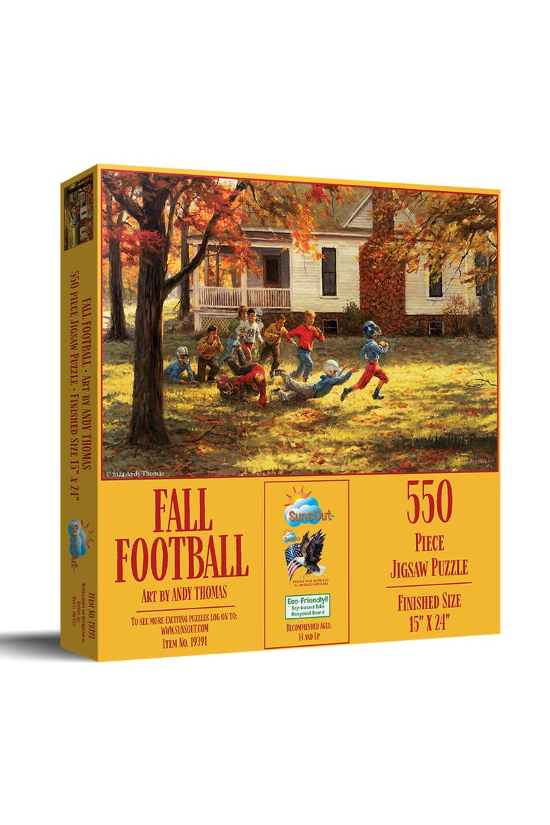 Fall Football 550 piece Jigsaw Puzzle for Adults, Main, color, Multicolor