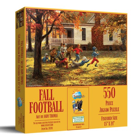 Fall Football 550 piece Jigsaw Puzzle for Adults