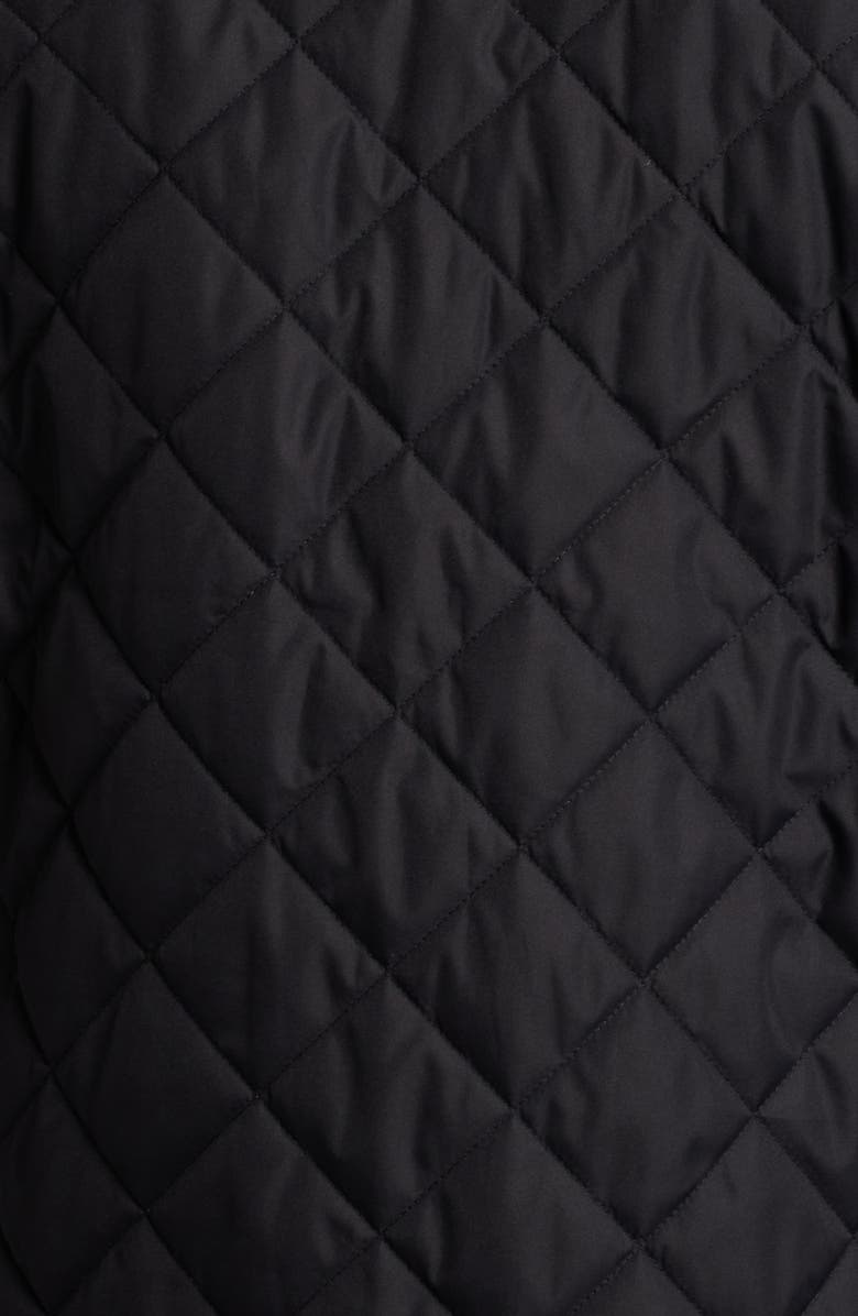 Peter Millar Essex Water Resistant Quilted Vest, Alternate, color, Black