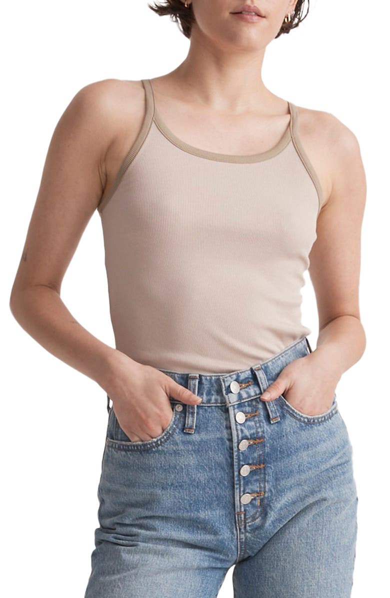 Madewell Brightside '90s Tank, Main, color, 