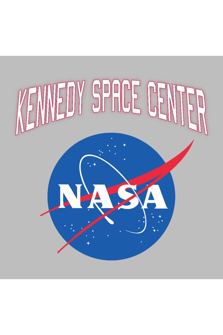 Men's NASA Kennedy Space Center Logo  Graphic T-Shirt, Alternate, color, Sport Grey