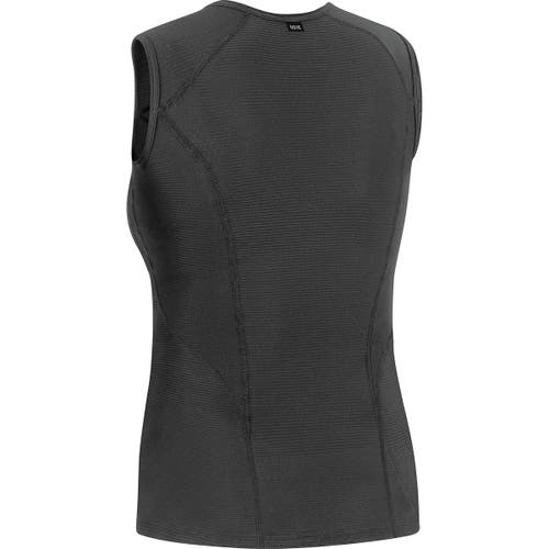 Gorewear Base Layer Sleeveless Shirt In Black