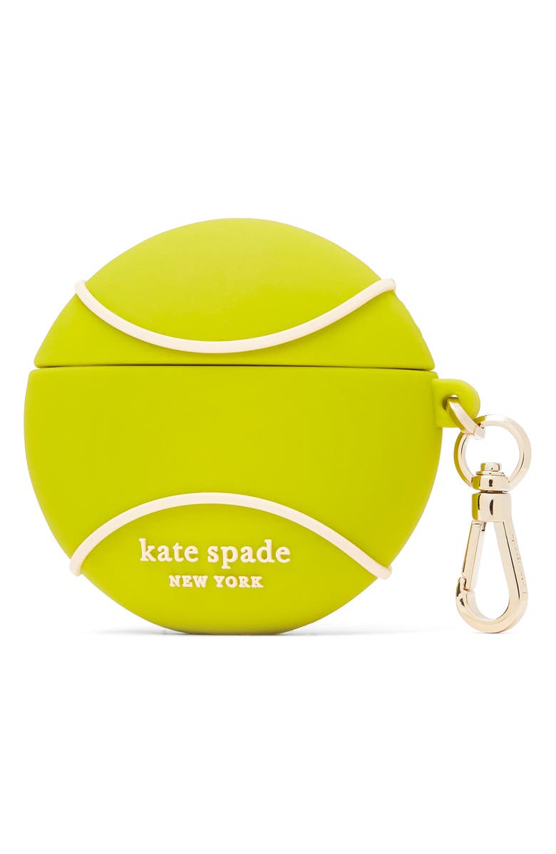 Kate Spade New York courtside tennis silicone airpods case, Main, color,