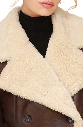 Faux Shearling Coat