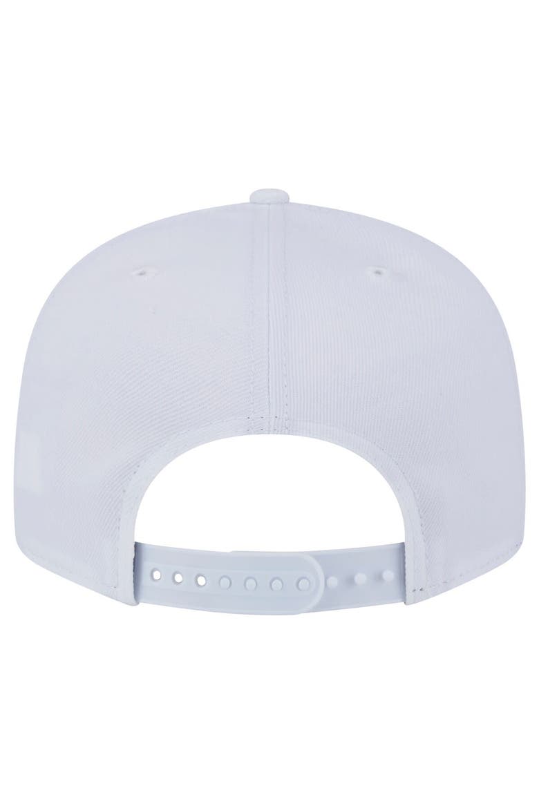 Men's New Era Houston Texans Main White on White 9FIFTY Snapback Hat, Alternate, color, White