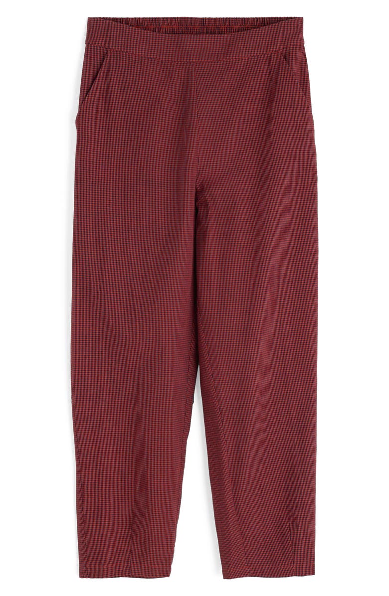 Seasalt Cornwall Vow Cave Organic Cotton Crop Tapered Pants, Alternate, color, Forest Garden Dark Cinnamon