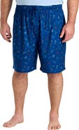 Harbor Bay by DXL Big & Tall Performance Drink Jam Lounge Shorts