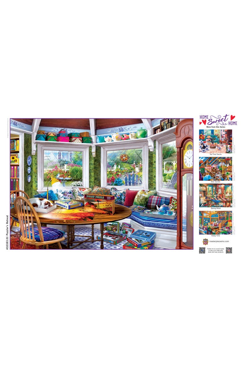 Puzzler's Retreat 500 Piece Puzzle, Alternate, color, Multicolor