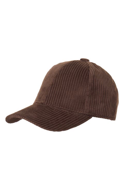 Wide Wale Corduroy Baseball Cap