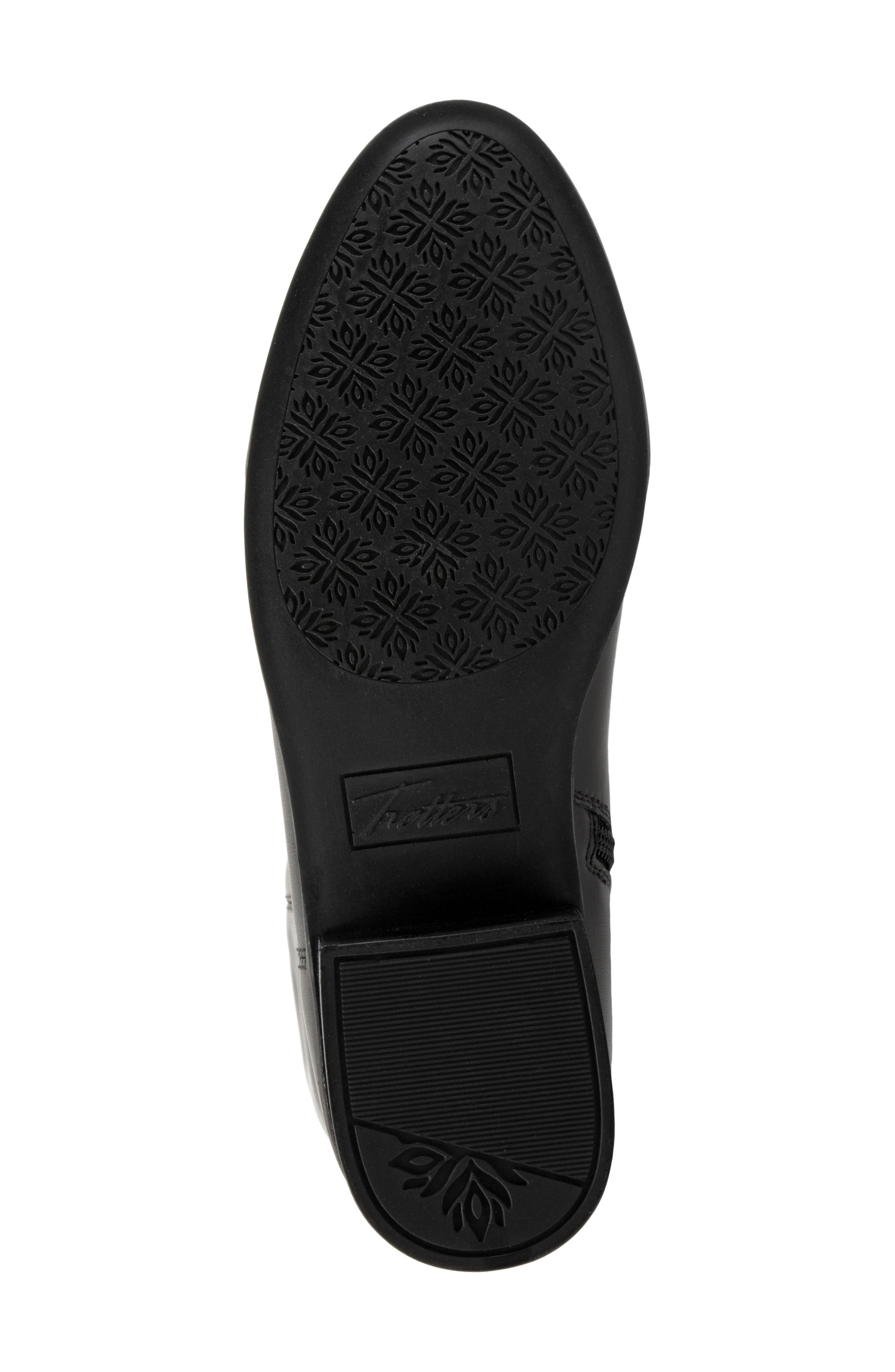 Trotters Alexis Cap Toe Knee High Boot, Alternate, color, Black