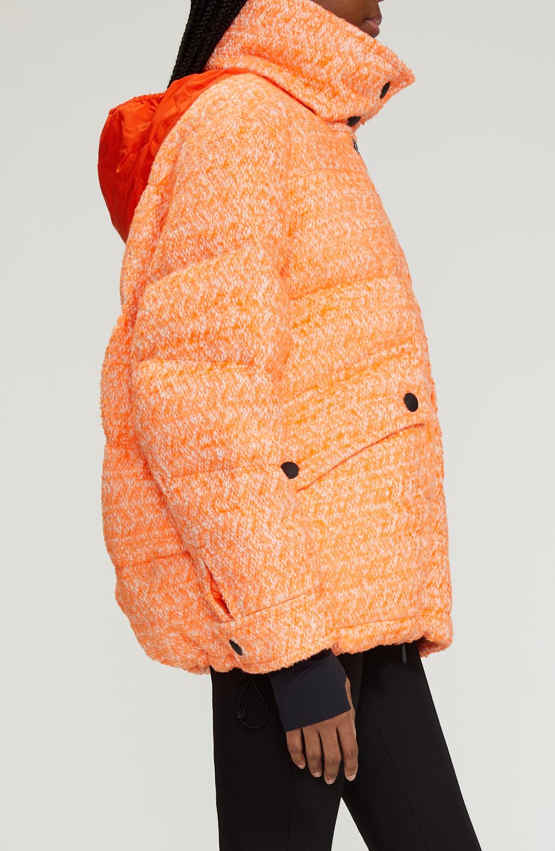 Moncler Grenoble Anteines Tweed Down Jacket, Alternate, color,