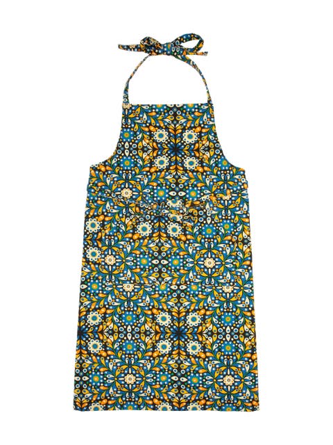 Apron With Pocket Confetti Blue