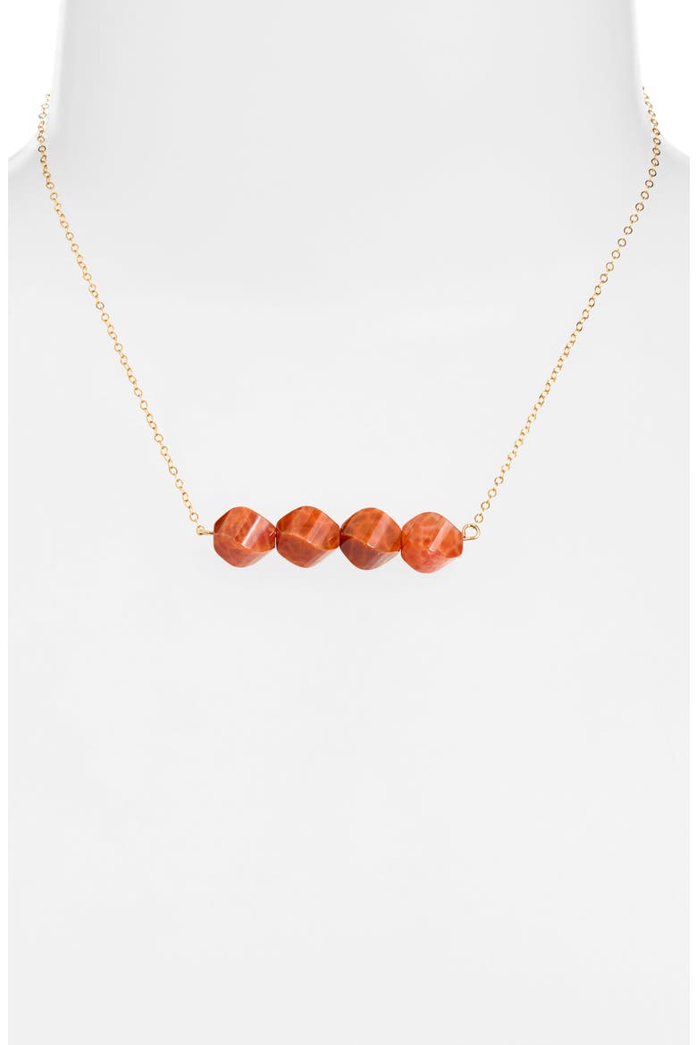 Firez Protection Red Agate Pendant Necklace, Alternate, color, RED AGATE