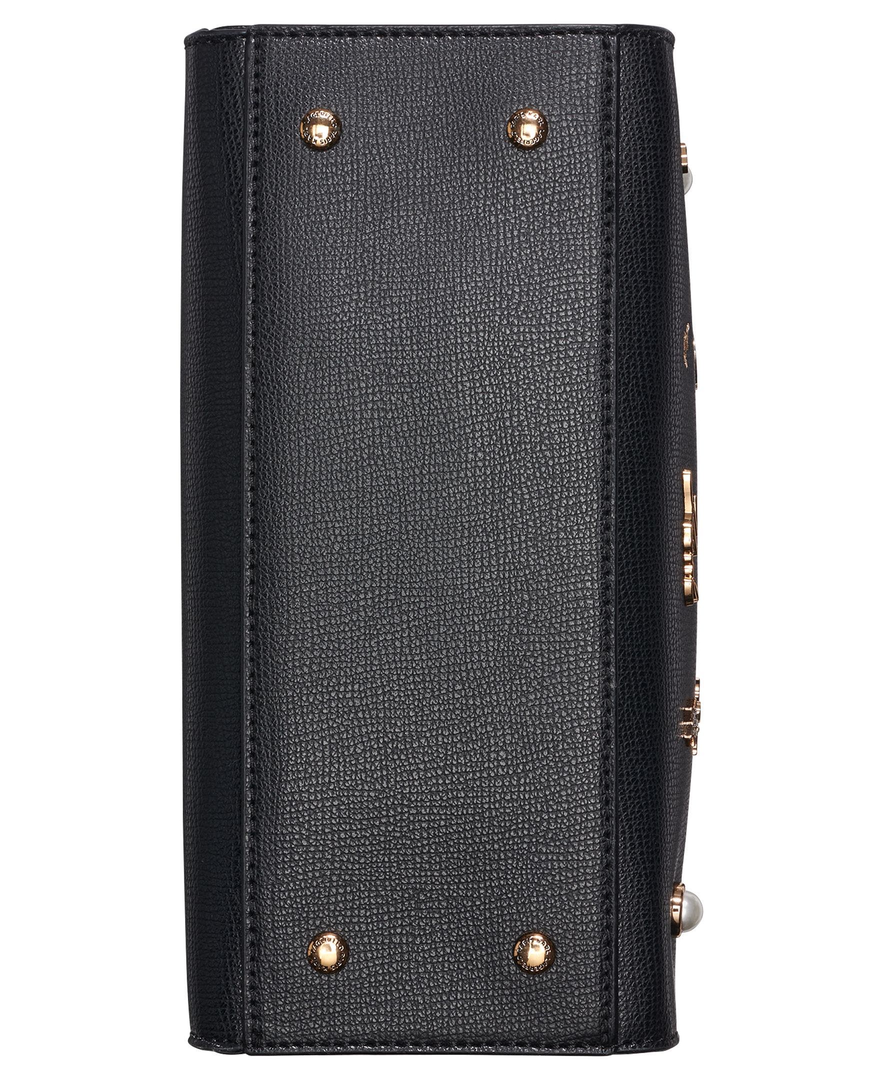 KARL LAGERFELD PARIS Maybelle Satchel, Alternate, color, Black Multi