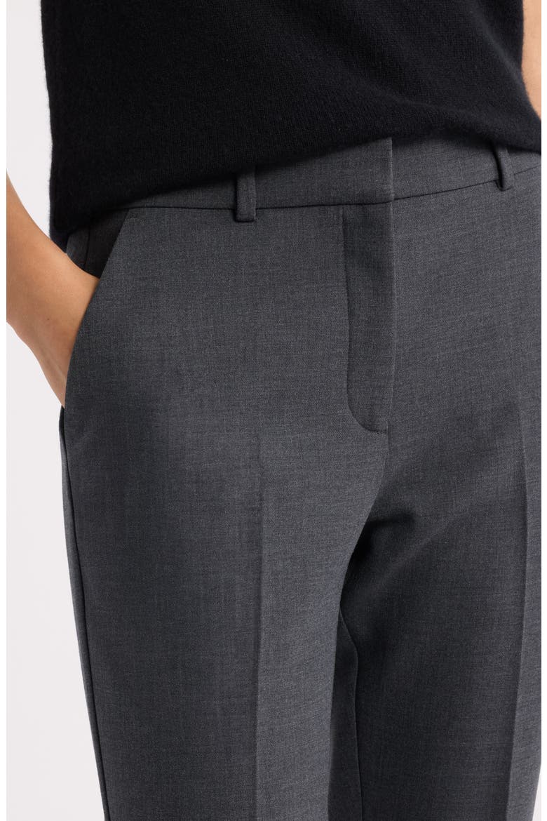 Lena Slim Fit Skinny Trousers, Alternate, color, GREY CHARCOAL HEATHER