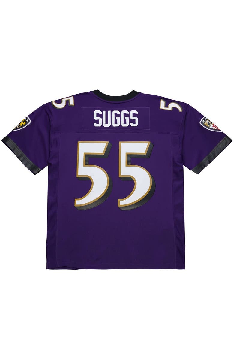 Mitchell & Ness Men's Mitchell & Ness Terrell Suggs Purple Baltimore Ravens 2003 Legacy Replica Jersey, Alternate, color, Purple