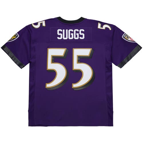 Mitchell & Ness Terrell Suggs Purple Baltimore Ravens 2003 Legacy Replica Jersey In Purple